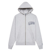 Small Swerve Zip Hoodie | Heather Grey