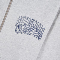 Small Swerve Zip Hoodie | Heather Grey