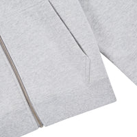 Small Swerve Zip Hoodie | Heather Grey