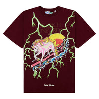European Thunder Tee | Burgundy