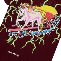 European Thunder Tee | Burgundy