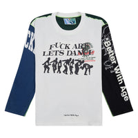 Disco Reversible L/S Tee | White