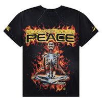 Inner Peace Skeleton Tee | Black