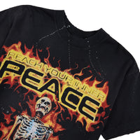 Inner Peace Skeleton Tee | Black