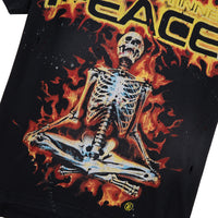 Inner Peace Skeleton Tee | Black