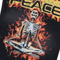 Inner Peace Skeleton Sleeveless Tee | Black