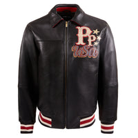 Stars and Striped Jacket | Black/Cabernet/Ivory/Gold Foil