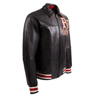 Stars and Striped Jacket | Black/Cabernet/Ivory/Gold Foil