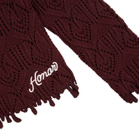 Cable Sweater | Berry