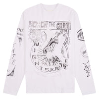 Night Skate L/S Tee | White