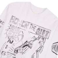 Night Skate L/S Tee | White