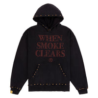 Studded Logo Hoodie | Black/Red