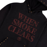 Studded Logo Hoodie | Black/Red