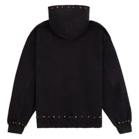 Studded Logo Hoodie | Black/Red