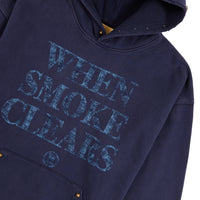 Studded Logo Hoodie | Navy/Columbia