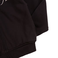 Classique Zip Up Hoodie | Black/White