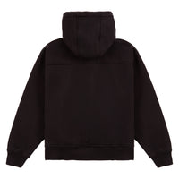 Classique Zip Up Hoodie | Black/White