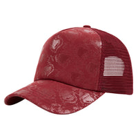 Heart Trucker Hat | Burgundy