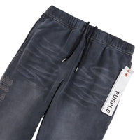 Studded Slab Sweatpant | Washed Black