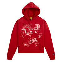 Doodle Hoodie | Red