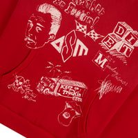 Doodle Hoodie | Red