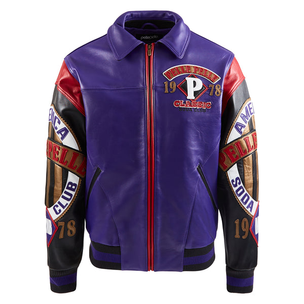 American Soda Club Jacket | Purple/Black/Cabernet – Capsule NYC