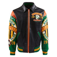 American Soda Club Jacket | Black/Jet Green/Orange