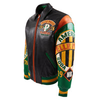 American Soda Club Jacket | Black/Jet Green/Orange