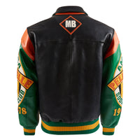 American Soda Club Jacket | Black/Jet Green/Orange