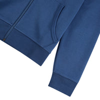Double-Knit Full Zip Hoodie | Night Navy