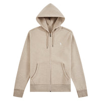 Double-Knit Full Zip Hoodie | Tuscan Beige Heather
