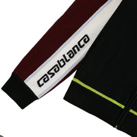 Stripe Merino Knit Track Jacket | Black