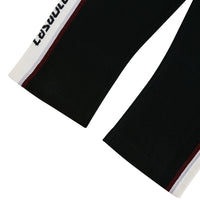 Stripe Merino Track Pant | Black