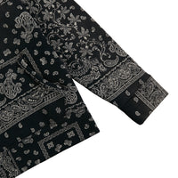 Bandana Print Fleece Hoodie