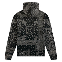 Bandana Print Fleece Hoodie