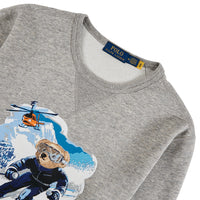 Ski Bear Sweatshirt | Grey