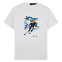 Ski Bear Tee | White