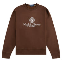 Crest Graphic Sweatshirt | Branch Brown