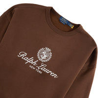 Crest Graphic Sweatshirt | Branch Brown