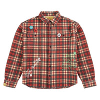 Plaid Thermal Button Down Shirt