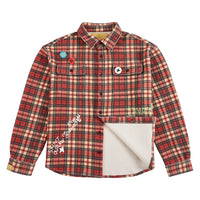 Plaid Thermal Button Down Shirt