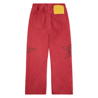 Star Studded Sweatpant | Vintage Red