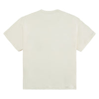 WSC Leather Tee | Bone White/Black