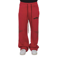 Star Studded Sweatpant | Vintage Red