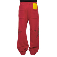 Star Studded Sweatpant | Vintage Red