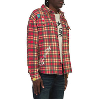 Plaid Thermal Button Down Shirt