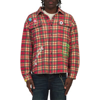 Plaid Thermal Button Down Shirt