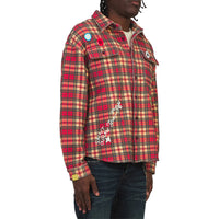 Plaid Thermal Button Down Shirt