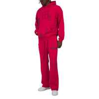Star Studded Sweatpant | Vintage Red
