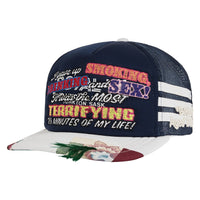 Boring Vintage Repair Hat | Red Plaid Repair
